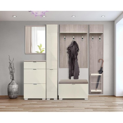 Στήλη εισόδου ELEGANCE 30 nordic δρυς/ άμμου γυαλιστερό 30x38x208,5