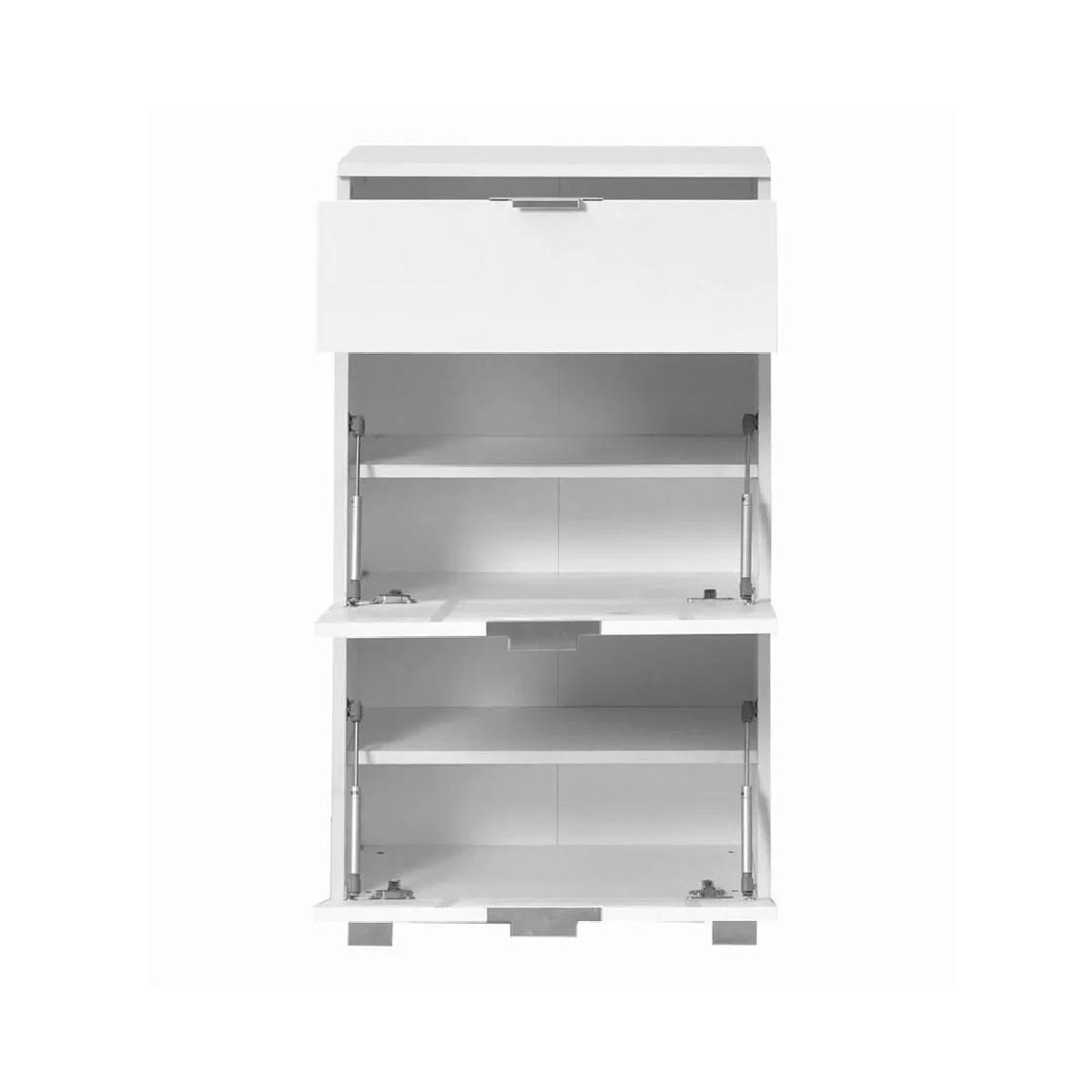 Παπουτσοθήκη ELEGANCE 60 λευκό γυαλιστερό 60x38x107,5