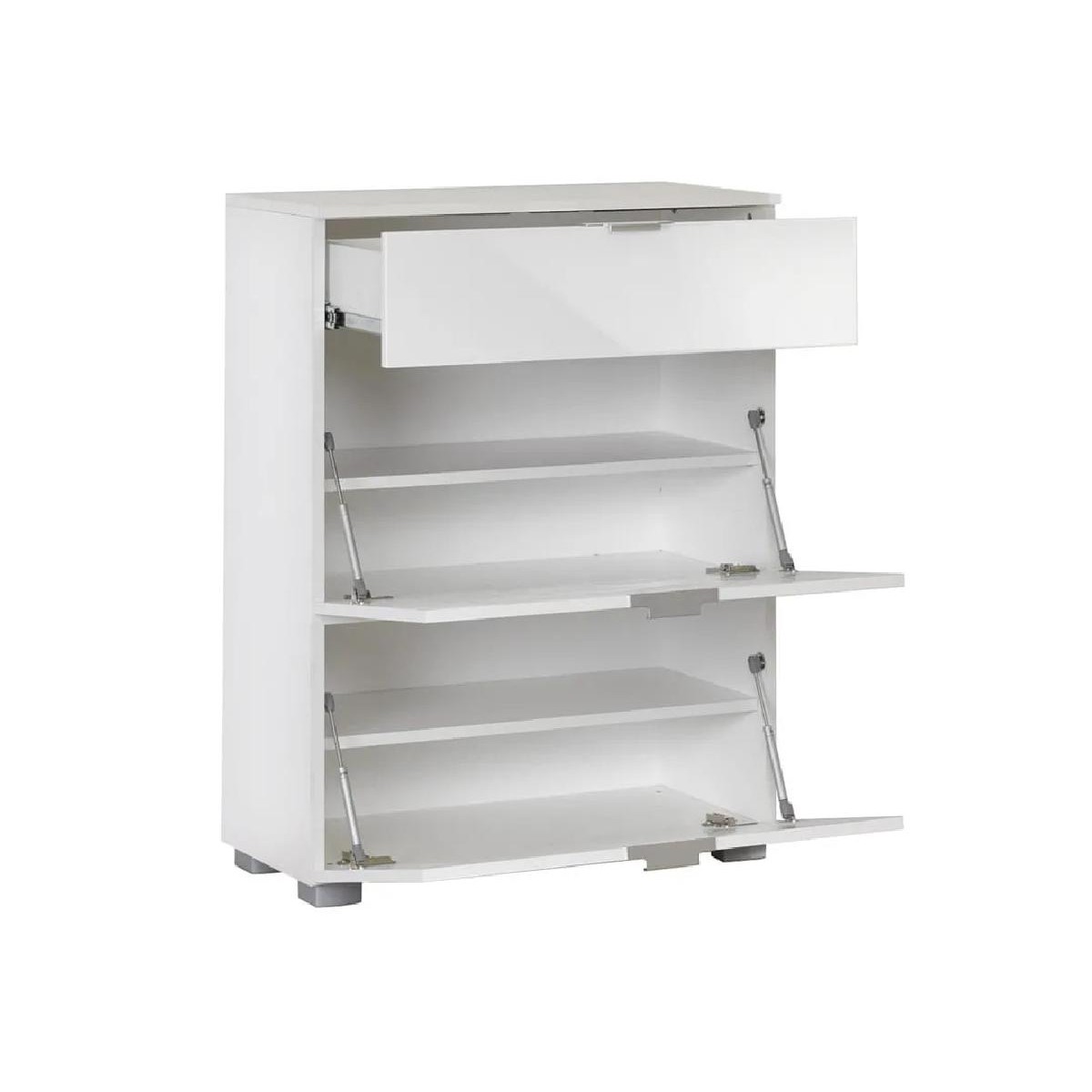 Παπουτσοθήκη ELEGANCE 80 nordic δρυς/ άμμου γυαλιστερό 80x38x107,5