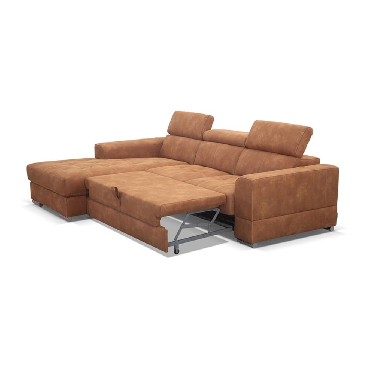 VM-BRISEL Γωνιακός καναπές 2 στοιχείων με κρεβάτι