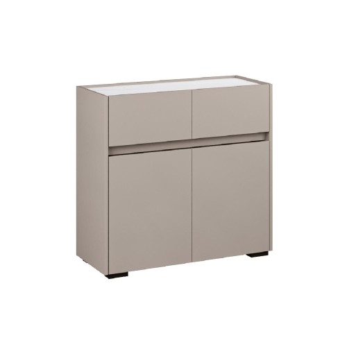 TREVISO Κομότα μπουφές λευκό μάρμαρο/ γκρι πέτρας TREVISO Κομότα μπουφές λευκό μάρμαρο/ γκρι πέτρας