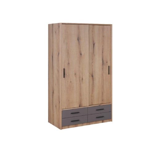 ZEVS Συρόμενη ντουλάπα artisan/ γκρι ZEVS Συρόμενη ντουλάπα artisan/ γκρι
