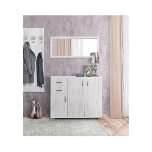 Μπουφές κομότα με 2 συρτάρια ROMA 3 δρυς 112,5x37x95