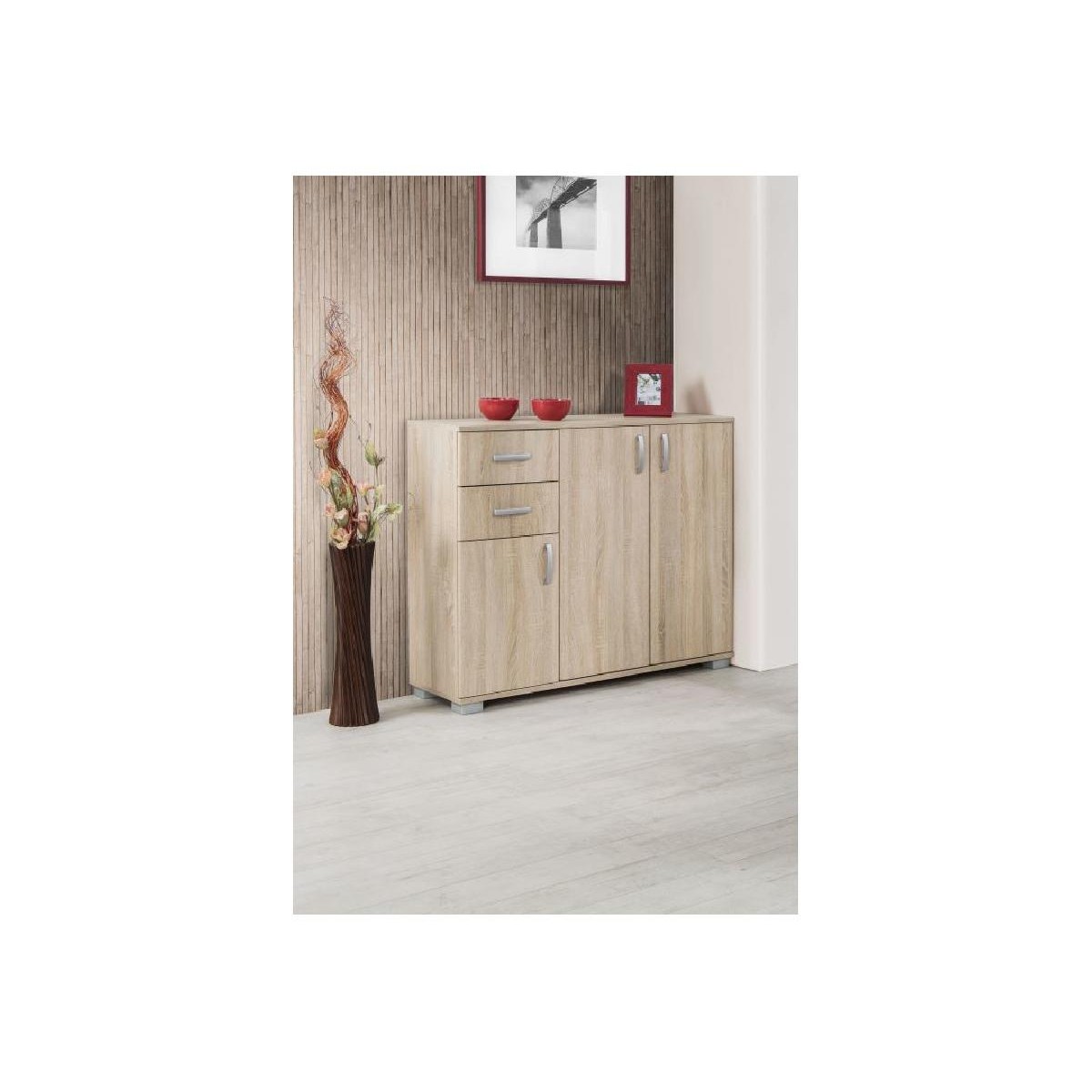 Μπουφές κομότα με 2 συρτάρια ROMA 3 artisan 112,5x37x95