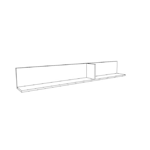 Επιτοίχιο ράφι DENVER δρυς kalaj/ ανθρακί 172,8x21x24,2