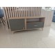 Επιπλο τηλεόρασης Porto Artisan/ Γκρι 120x40x51εκ.