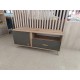 Επιπλο τηλεόρασης Porto Artisan/ Γκρι 120x40x51εκ.