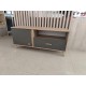 Επιπλο τηλεόρασης Porto Artisan/ Γκρι 120x40x51εκ.