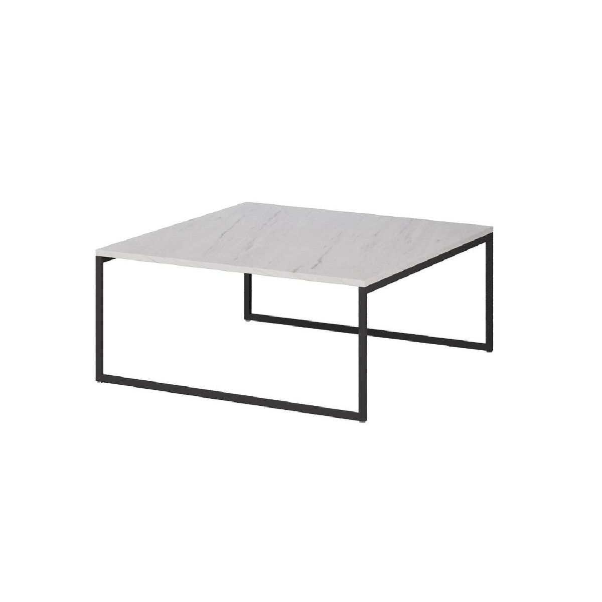 Τραπέζι σαλονιού VALENCIA λευκό μάρμαρο 80x80x40