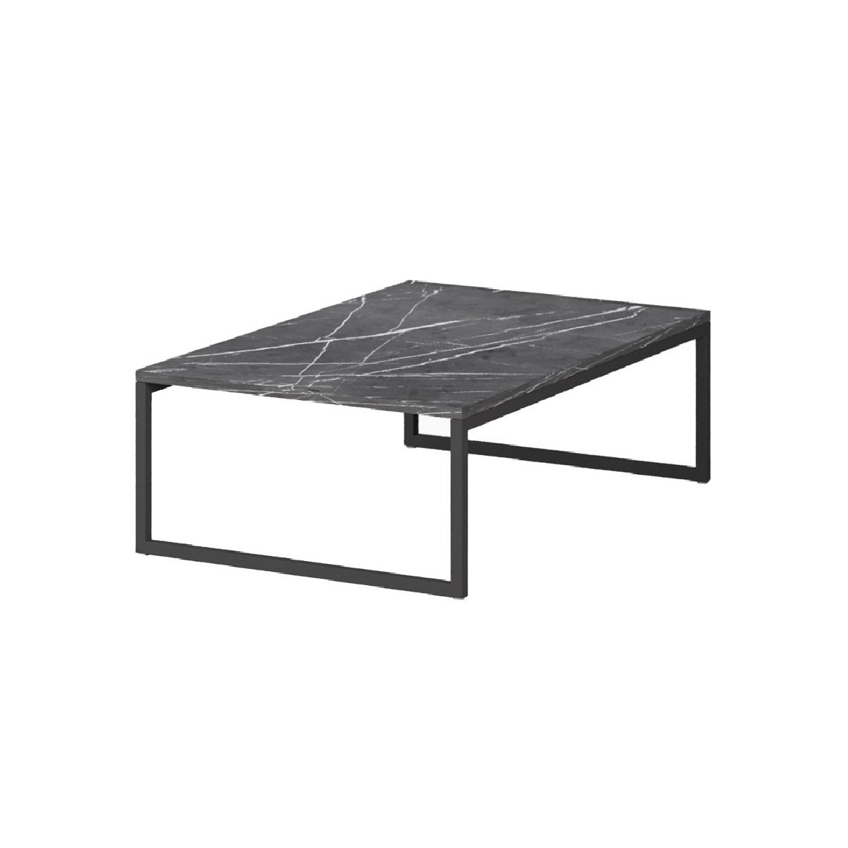 Τραπέζι σαλονιού VALENCIA 90 μαύρο μάρμαρο 90x60x30