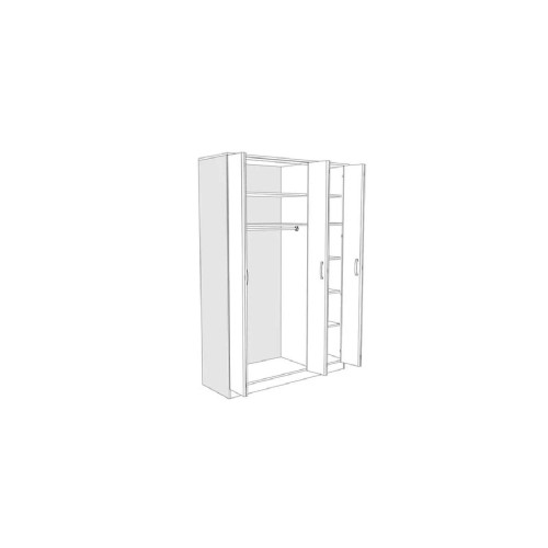 Ανοιγόμενη ντουλάπα τύπου φυσούνα FORTUNA F3 artisan 150x52x222