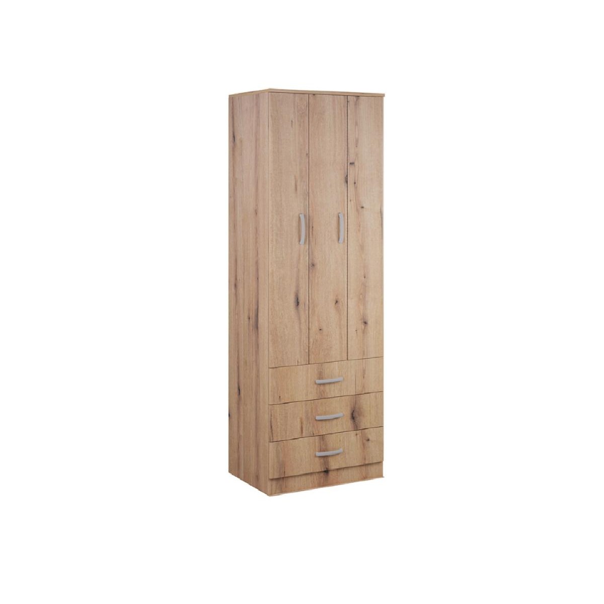 Ανοιγόμενη ντουλάπα τύπου φυσούνα με 3 συρτάρια FORTUNA F75 artisan 75x52x222