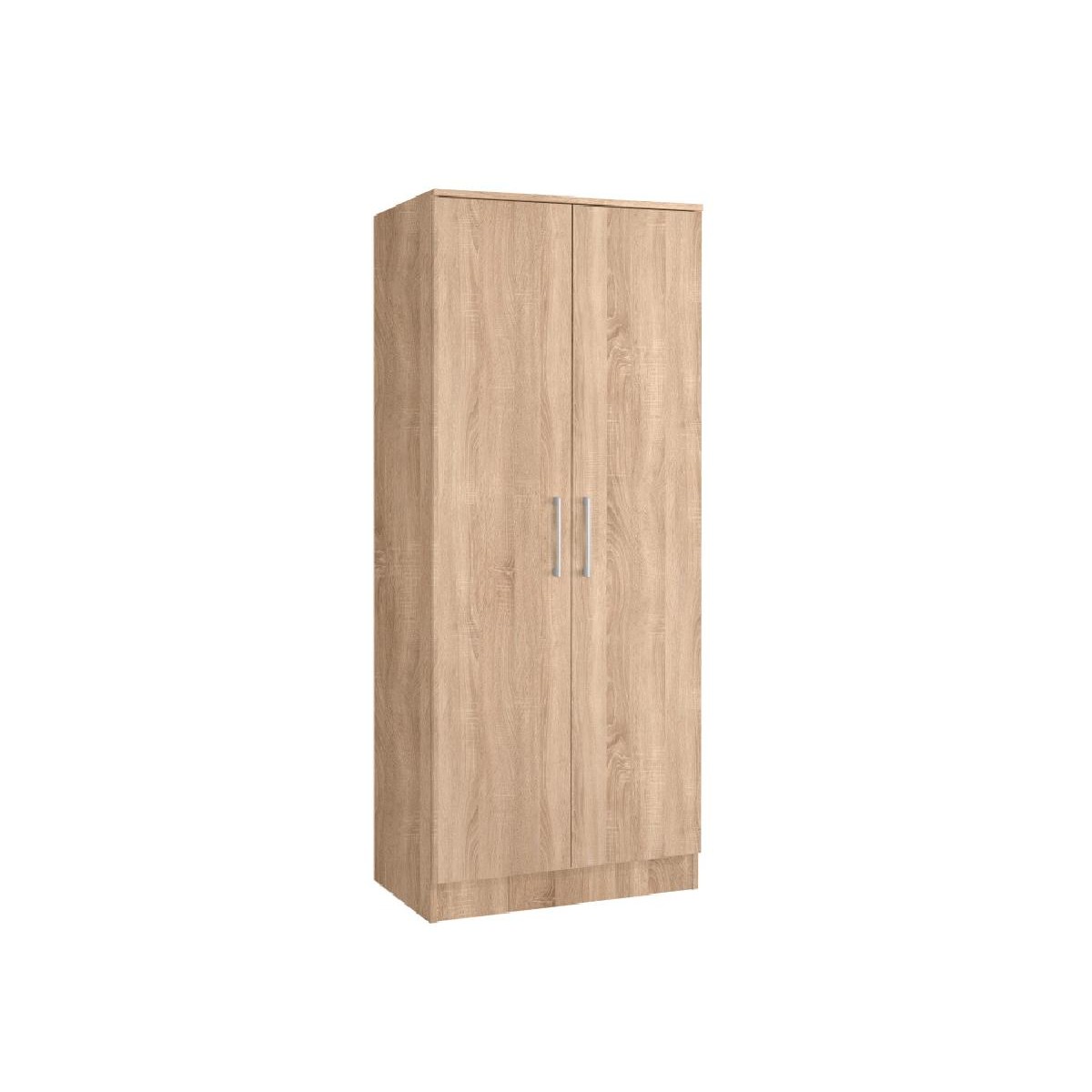 Δίφυλλη ντουλάπα Iva 2K Δρυς 82x53x200