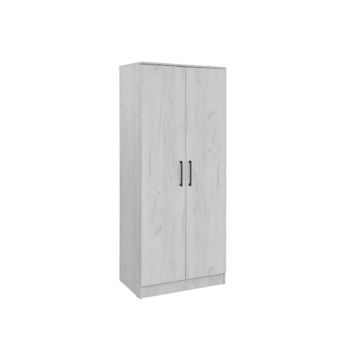 Δίφυλλη ντουλάπα Iva 2K Δρυς πάγου 82x53x200