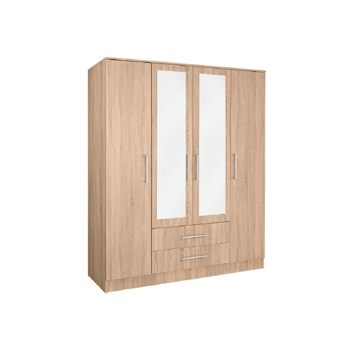 Ανοιγόμενη ντουλάπα με 2 συρτάρια IVA 4K2F artisan/ γκρι 163,5x53x200 Ανοιγόμενη ντουλάπα με 2 συρτάρια IVA 4K2F artisan/ γκρι 163,5x53x200