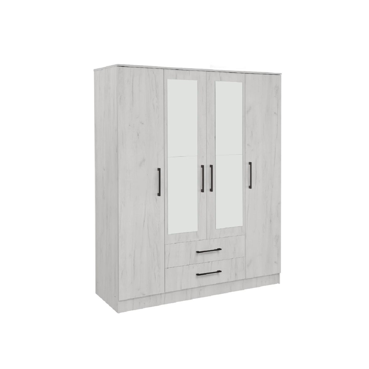 Ανοιγόμενη ντουλάπα με 2 συρτάρια IVA 4K2F artisan/ γκρι 163,5x53x200 Ανοιγόμενη ντουλάπα με 2 συρτάρια IVA 4K2F artisan/ γκρι 163,5x53x200
