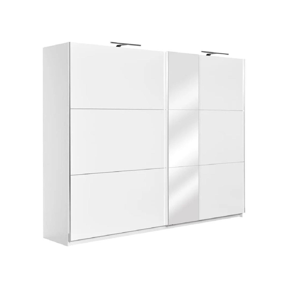 Συρόμενη ντουλάπα με μηχανισμό βαρέως τύπου ELEGANCE 270 λευκό γυαλιστερό 269x64x221,5 Συρόμενη ντουλάπα με μηχανισμό βαρέως τύπου ELEGANCE 270 λευκό γυαλιστερό 269x64x221,5