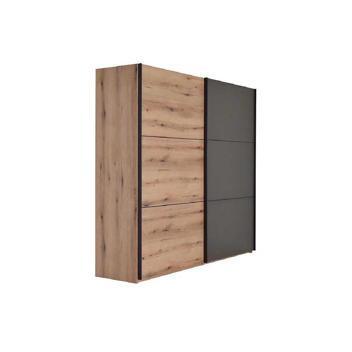 Συρόμενη ντουλάπα με μηχανισμό βαρέως τύπου AP 230 artisan/ γκρι 229x64x221,5 Συρόμενη ντουλάπα με μηχανισμό βαρέως τύπου AP 230 artisan/ γκρι 229x64x221,5