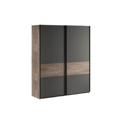 Συρόμενη ντουλάπα 180 DENVER halifax/ ανθρακί 180x64x222