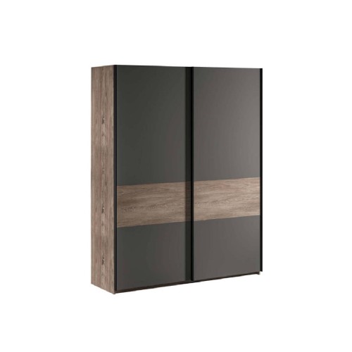 Συρόμενη ντουλάπα 230 DENVER halifax/ λευκό 230x64x222 Συρόμενη ντουλάπα 230 DENVER halifax/ λευκό 230x64x222