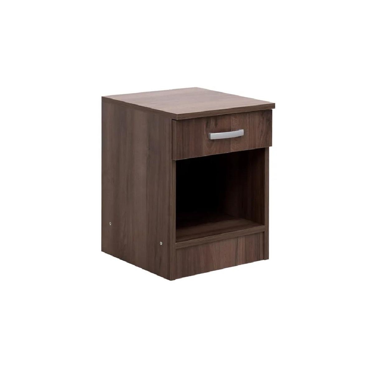 Κομοδίνο με ένα συρτάρι και θέση για βιβλία ALFA δρυς 40x43x52