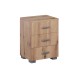 Κομοδίνο με 3 συρτάρια MATIS 3F artisan 49x38x65