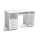 Γραφείο Ana 3F με 3 συρτάρια λευκό 130x60x75