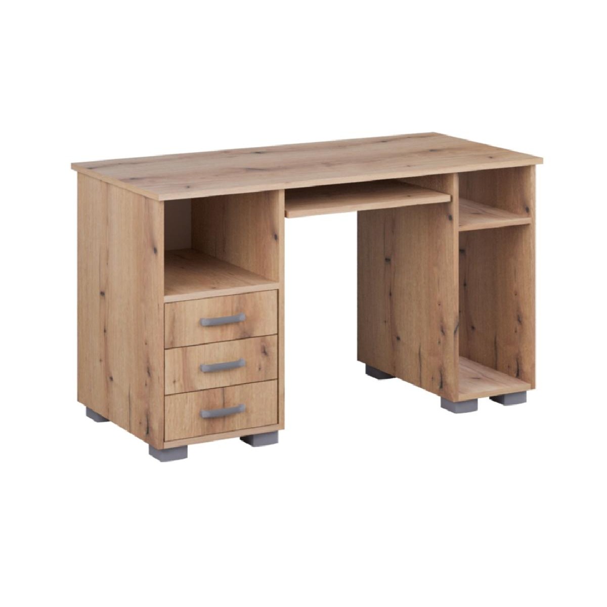 Γραφείο Ana 3F με 3 συρτάρια artisan 130x60x75