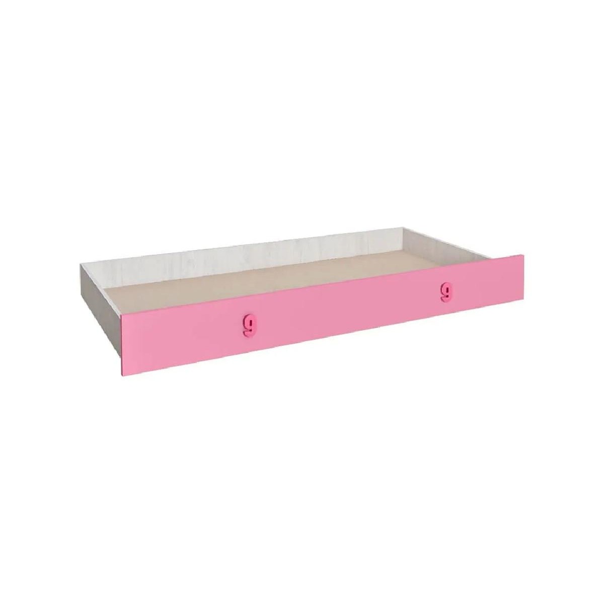 Τροχήλατο συρτάρι για κρεβάτι Numero Ροζ