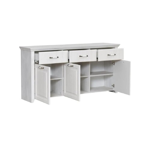 Μπουφές RUSTIC rustic λευκό 166,5x40,6x84