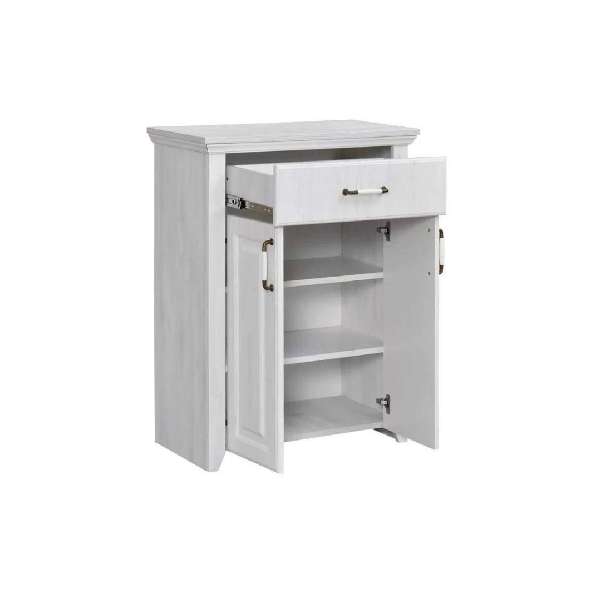 Παπουτσοθήκη RUSTIC rustic λευκό 75x41x98 Παπουτσοθήκη RUSTIC rustic λευκό 75x41x98