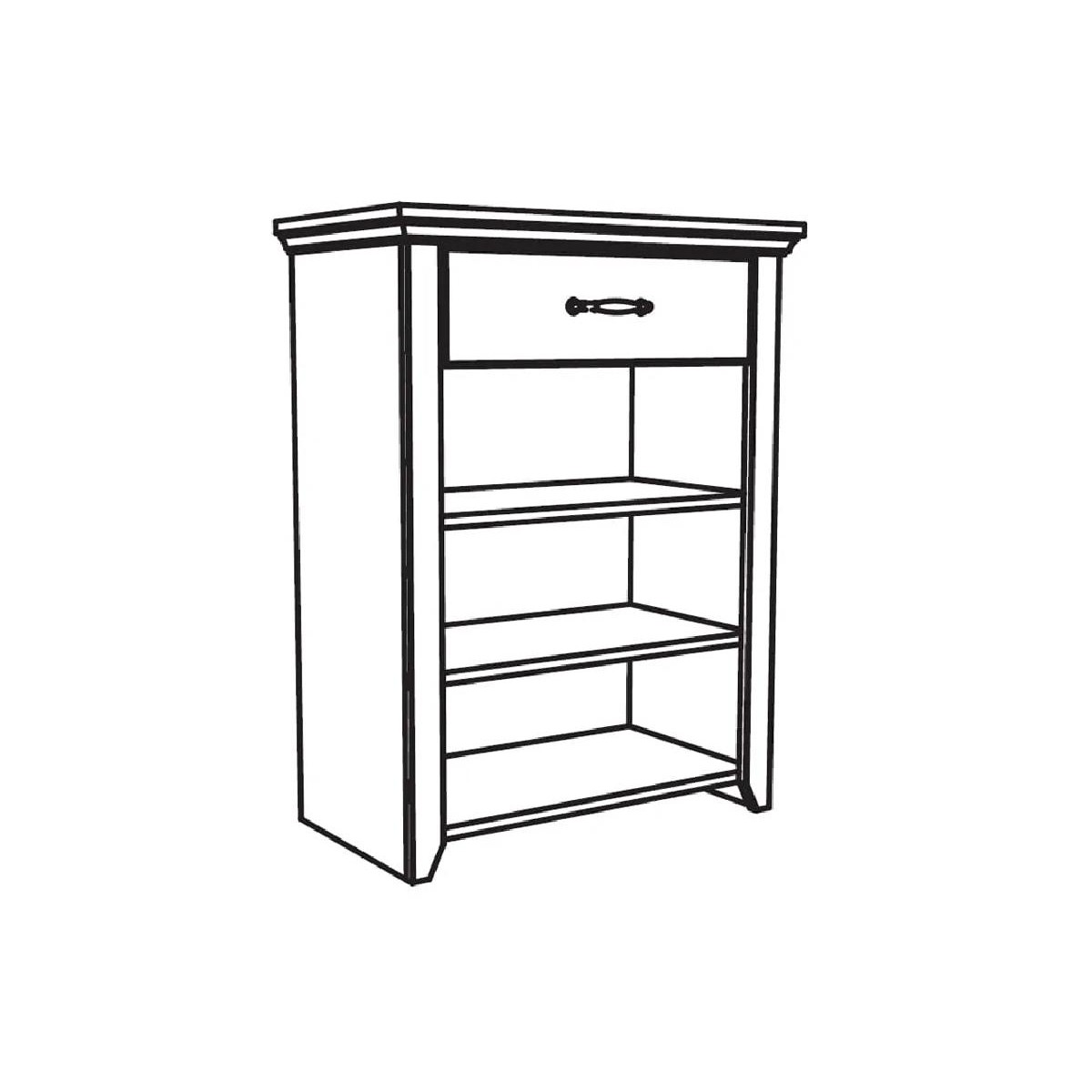 Παπουτσοθήκη RUSTIC rustic λευκό 75x41x98 Παπουτσοθήκη RUSTIC rustic λευκό 75x41x98