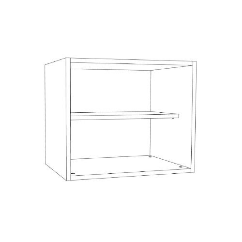 Επιτοίχιο ράφι Kinder 1V Premium δρυς/ βιολετί 60x42x50