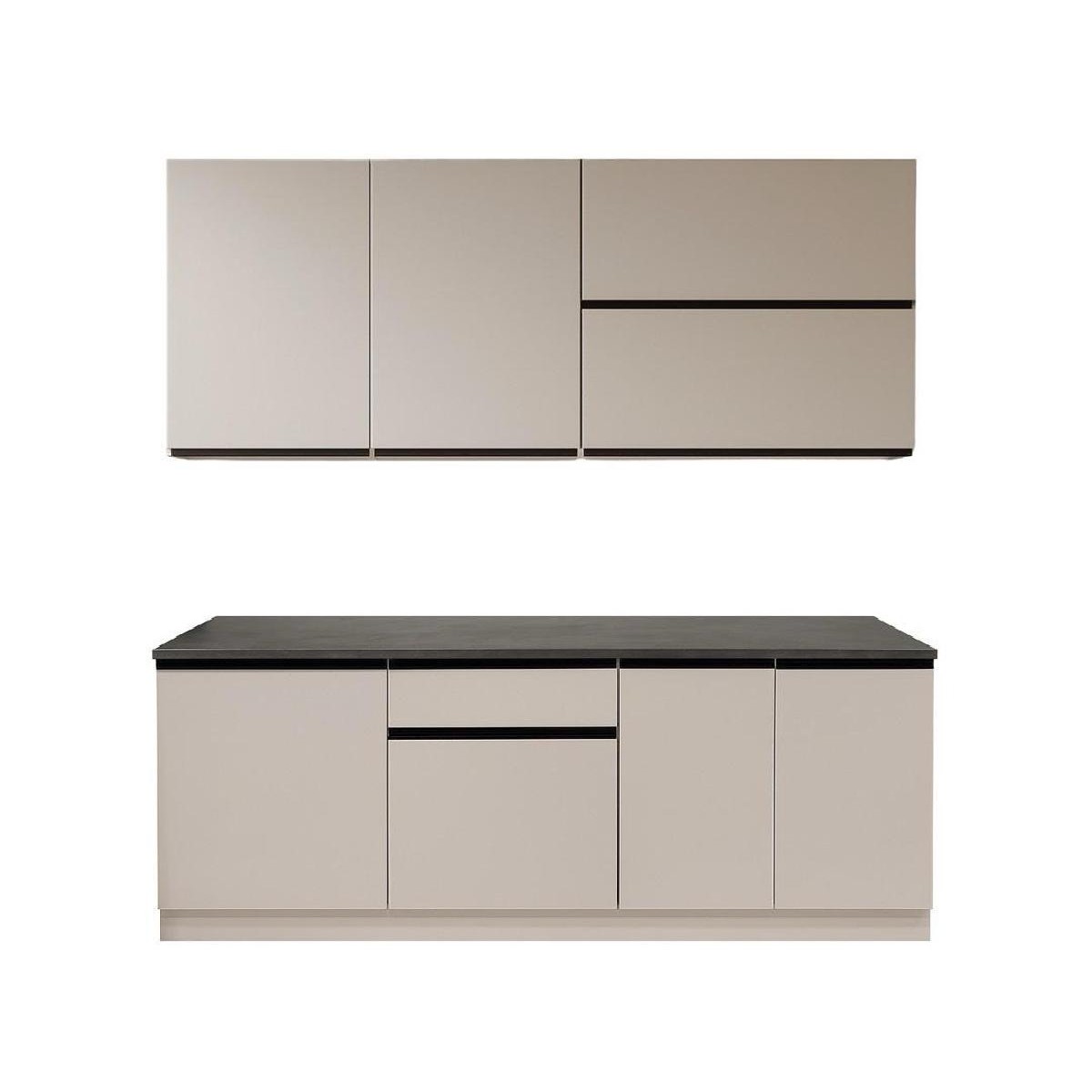 Σετ κουζίνας 2 μέτρων COMFORT LINA 200 Κασμίρ