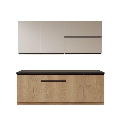Σετ κουζίνας 2 μέτρων COMFORT LINA 200 Κασμίρ- Cremona