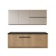 Σετ κουζίνας 2 μέτρων COMFORT LINA 200 Κασμίρ- Cremona
