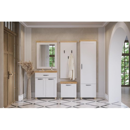 Ντουλάπα εισόδου CONTEMPO artisan/ λευκό 60x39x209 Ντουλάπα εισόδου CONTEMPO artisan/ λευκό 60x39x209