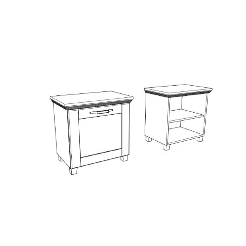 Παπουτσοθήκη χαμηλή CONTEMPO artisan/ γκρι 60x39x59,5