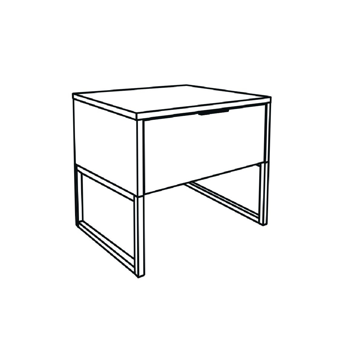 Κομοδίνο DREAM artisan 45x40x40