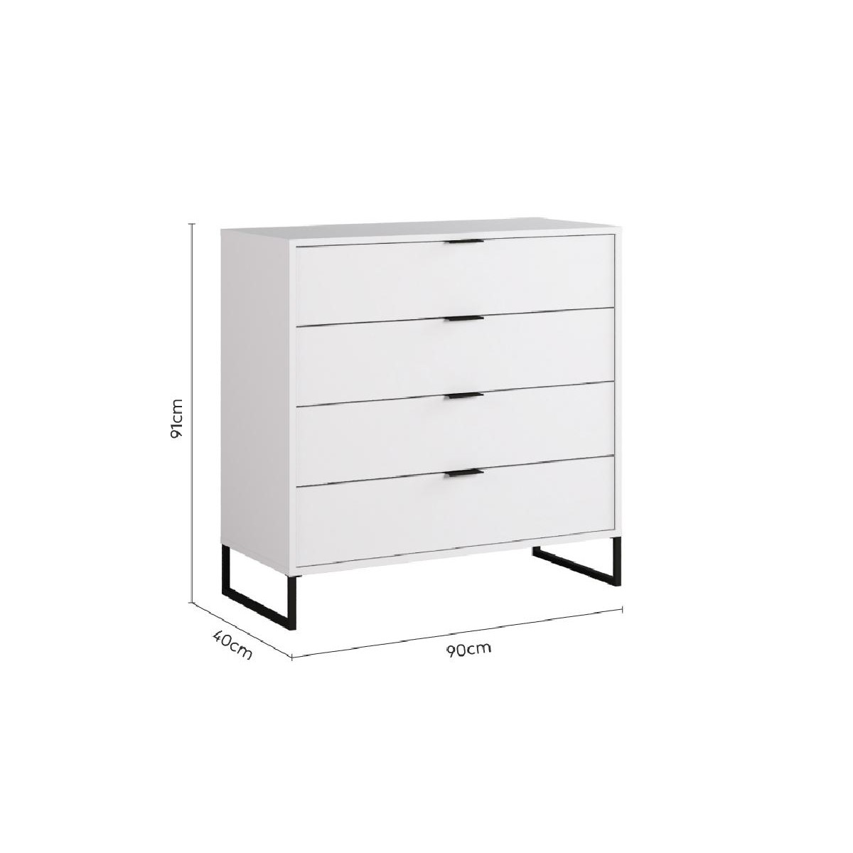 Συρταριέρα DREAM 4F artisan 90x40x91