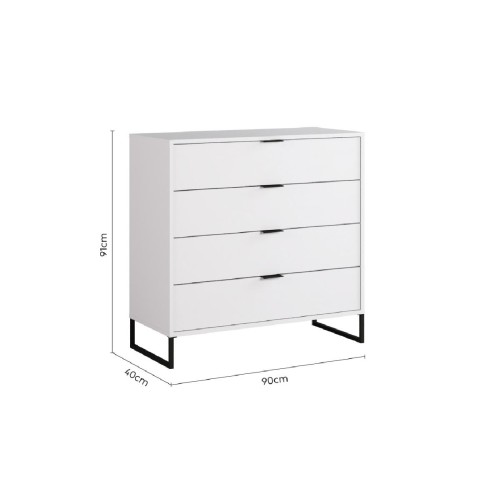 Συρταριέρα DREAM 4F artisan 90x40x91 Συρταριέρα DREAM 4F artisan 90x40x91