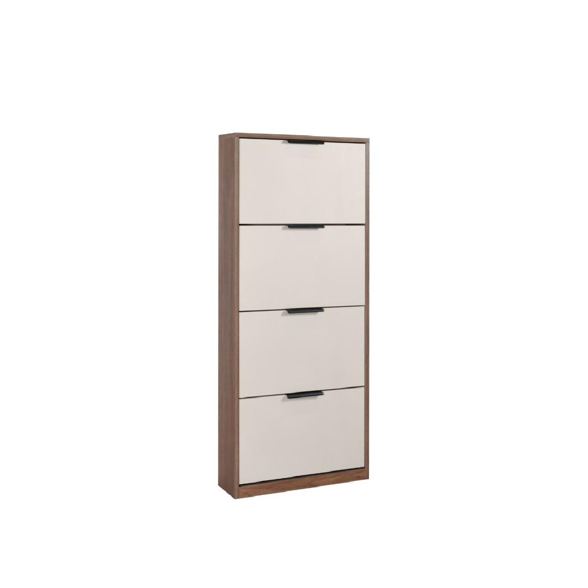 Παπουτσοθήκη 4V SMART καρυδί/ κασμίρ 60x18x121