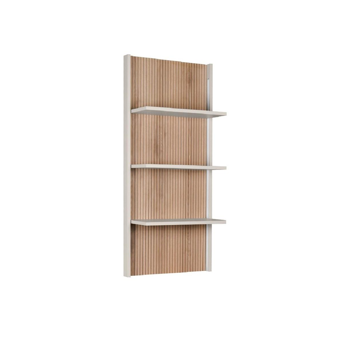 Επιτοίχιο ράφι SMART καρυδί/ κασμίρ 54,5x22x121