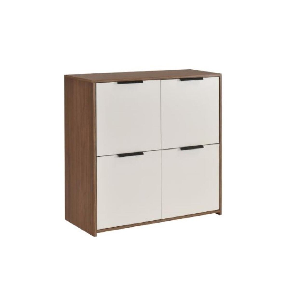 Κομότα παπουτσοθήκη SMART καρυδί/ κασμίρ 90x90x38