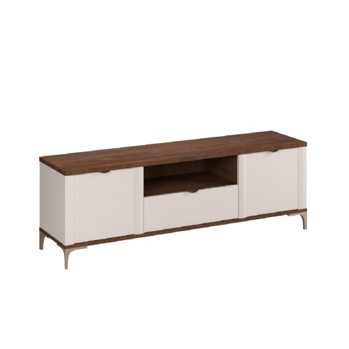 Έπιπλο TV MANILA καρυδί/ κασμίρ 161x40x55 Έπιπλο TV MANILA καρυδί/ κασμίρ 161x40x55