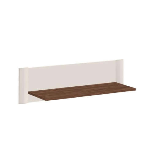 Επιτοίχιο ράφι MANILA καρυδί/ κασμίρ 150x22x25