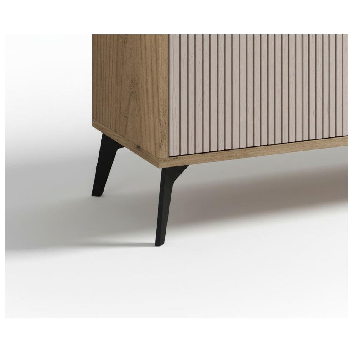 Έπιπλο TV με ενσωματωμένο φωτισμό LINA cremona/ lina μπεζ 175x56x40,5