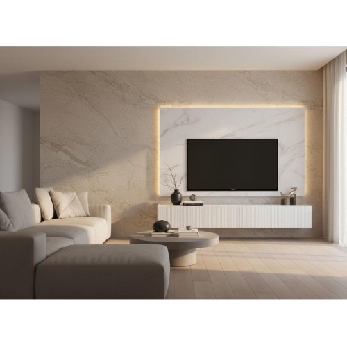 Επιτοίχιο έπιπλο TV LUNA lina λευκό 180x28x40 Επιτοίχιο έπιπλο TV LUNA lina λευκό 180x28x40