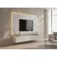Επιτοίχιο έπιπλο TV LUNA lina λευκό 180x28x40