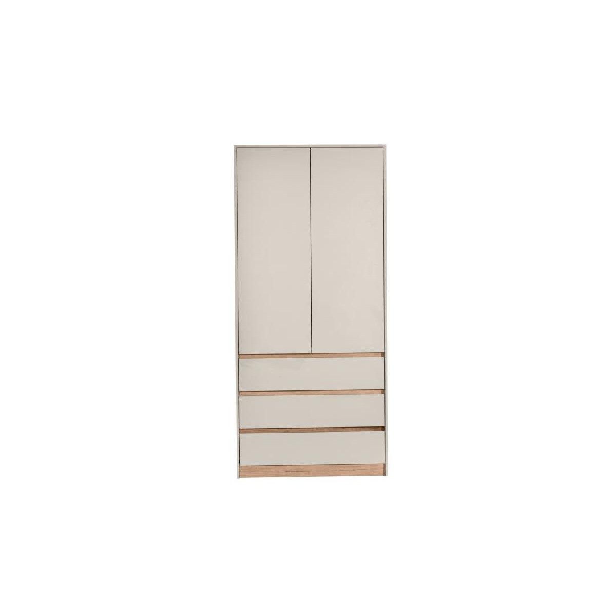 Ντουλάπα NORDIC 2V3F κασμίρ/ artisan 93,5x205x52